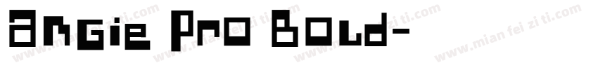 Angie Pro Bold字体转换
